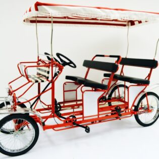 Double Bench Classic Quadracycle