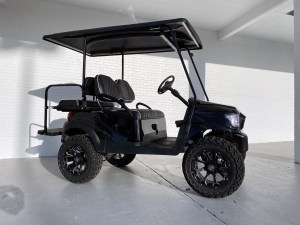 Black Alpha Club Car Diamond Stitch Seats