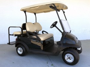 Classic Black Club Car Precedent Golf Cart