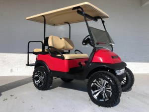Red Long Top Lifted Club Car Precedent